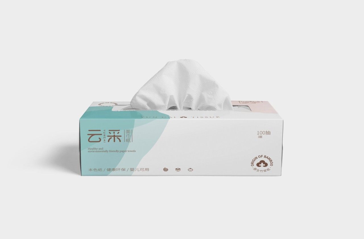 云采面巾纸|品牌包装设计 包装设计案例展示图2 王双品牌设计