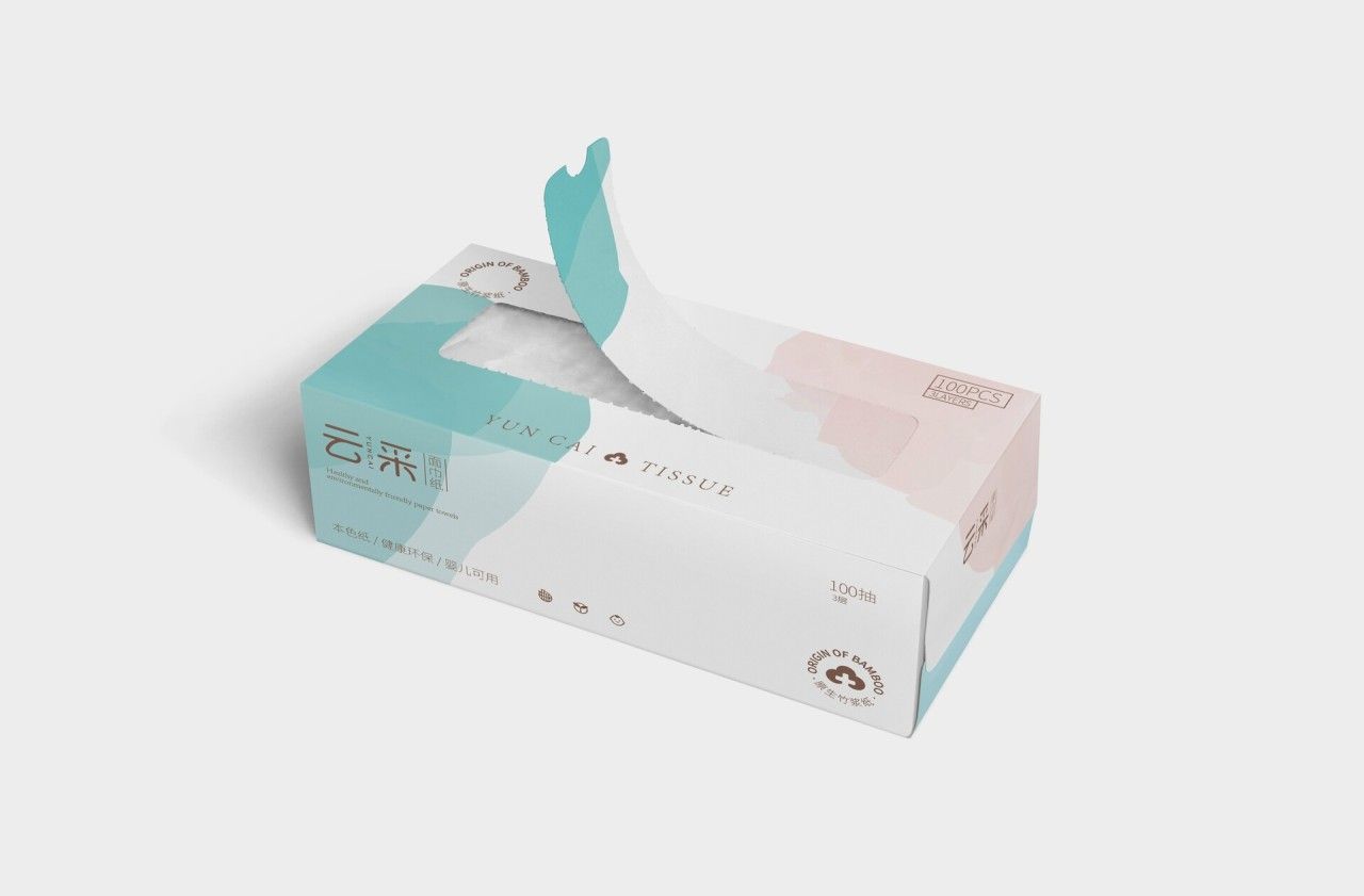 云采面巾纸｜品牌包装设计 包装设计案例展示图3 王双品牌设计