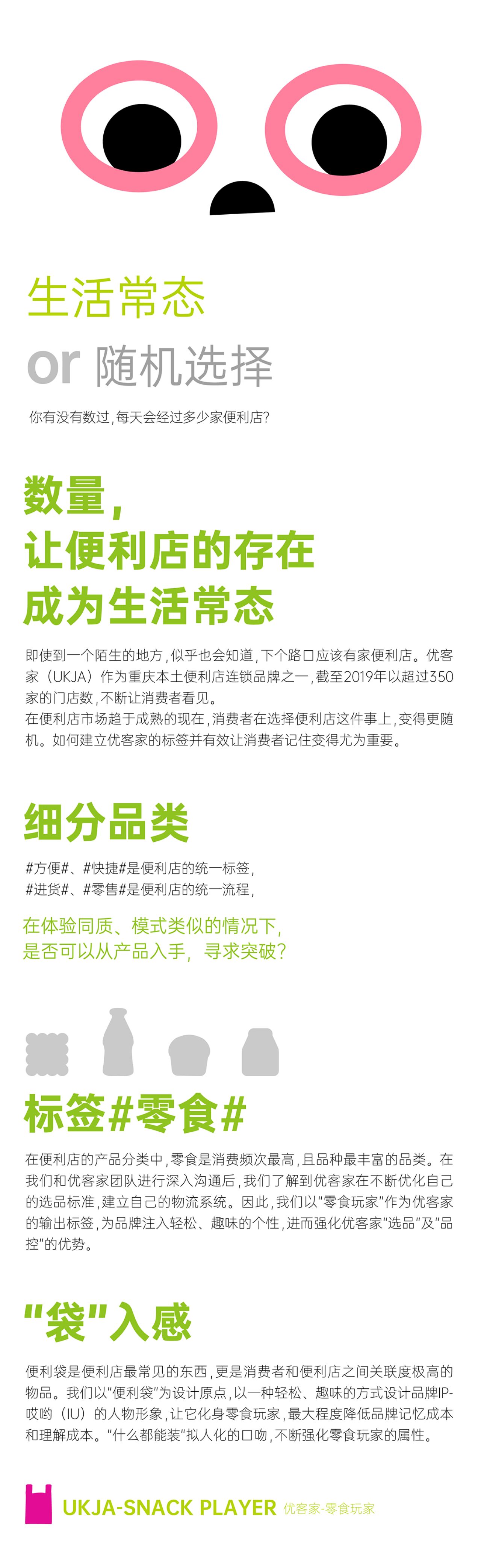 优客家便利店—零食玩家UKJA 品牌视觉 / 品牌全案案例展示图1 王双品牌设计