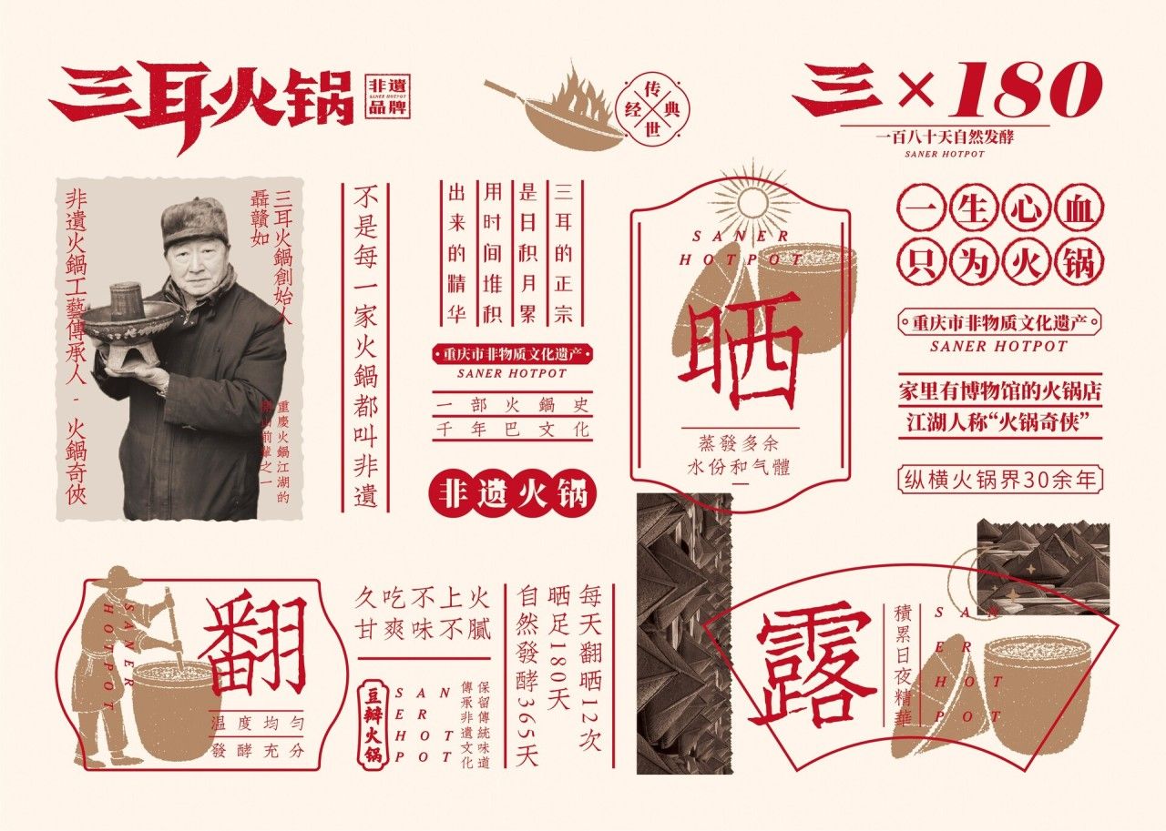 三耳火锅|品牌全案策划 品牌视觉 / 品牌全案案例展示图5 王双品牌设计
