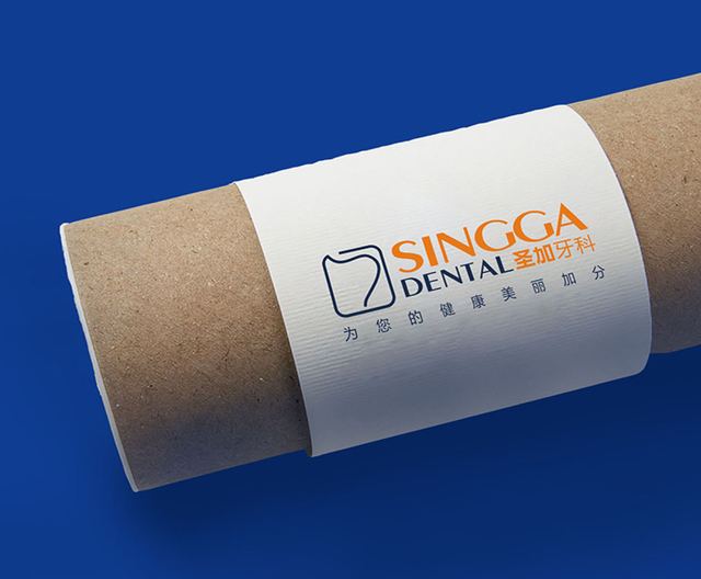 圣加牙科｜品牌VI设计 品牌视觉案例 王双品牌设计